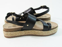 Bella Vita Rosta Espadrille Platform Sandal - Black - 9 W