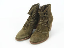 Sam Edelman Millard Ankle Boot - Deep Moss Suede - Sz 8 M