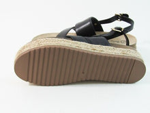 Bella Vita Rosta Espadrille Platform Sandal - Black - 9 W