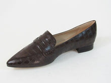 Marc Fisher Feud2 Pointed Toe Loafer (Women's) - Brown Embossed - Sz 8 M
