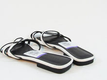 Topshop Hippie Square Toe Slide Sandal (Women's) - White - Sz 10.5 M