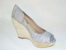 Splendid Women's Layla Striped Platform Wedge - Smoke Linen - 9.5 M