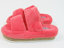 Olivia Miller Ortona Faux Fur Platform Sandal (Women's) - Orange - 8 M