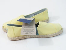 Toms Classic Canvas/Rope Flats (Women's) - Yellow - Sz 7 M