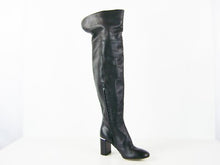 Lewit Renata Cuff Over the Knee Boot - Black - Sz  EU; 36 M