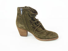 Sam Edelman Millard Ankle Boot - Deep Moss Suede - Sz 8 M