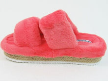 Olivia Miller Ortona Faux Fur Platform Sandal (Women's) - Orange - 8 M