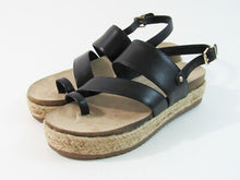 Bella Vita Rosta Espadrille Platform Sandal - Black - 9 W
