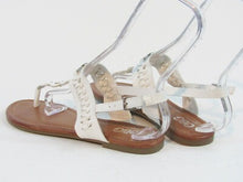 GBG Los Angeles Lovey Flat Sandal (Women's) - White - Sz 9.5 M