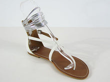 BP Santiago Flat Sandal - White - Sz 7.5 M