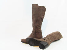 White Mountain Paulina Faux Suede Knee High Boot - Brown - Sz 7.5 M; 38 EU