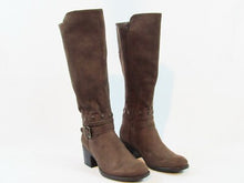 White Mountain Paulina Faux Suede Knee High Boot - Brown - Sz 7.5 M; 38 EU