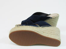 Kenneth Cole Olivia Swirl Mule Espadrille Wedge Sandal (Women's) - Marine - 7.5M
