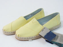 Toms Classic Canvas/Rope Flats (Women's) - Yellow - Sz 7 M