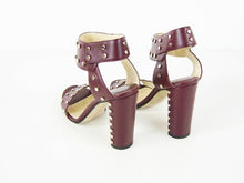 Jimmy Choo Veto Studded Sandal - Vino - 37.5 EU; 7 US