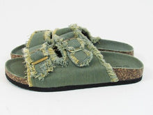 Olivia Miller Positano Slde Sandal (Women's) - Denim - 7 M; 37.5 EU