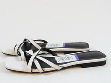 Topshop Hippie Square Toe Slide Sandal (Women's) - White - Sz 10.5 M