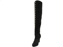 Journee Collection Trill Over The Knee Boot (Women's) - Black - Sz 7.5 M