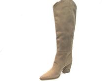 Steve Madden Croft Nubuck Western Pointed Toe Boots (Women's) - Natural - Sz 6 M