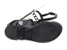 Stuart Weitzman Goldie Jelly Thong Sandals (Women's) - Black - Sz 7 M (REPAIRED)