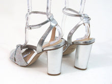 Badgley Mischka Nicoline Heeled Dress Sandal (Women's) - Silver - 9 M; 40 EU