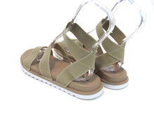 Olivia Miller Nicola Flat Sandal (Women's) - Biege - Sz 9 M