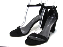 Stuart Weitzman Nearlynude Block Heeled Sandals (Women's) - Black - Sz 8.5 M
