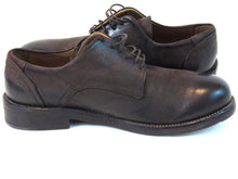 Barneys New York Silk Leather Oxford Derby Shoe (Men's) - Brown - Sz 10.5 M