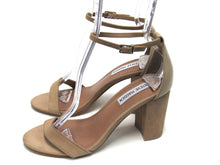Steve Madden Declair Block Heeled Dress Sandal (Women's) - Biege - Sz 7 M
