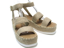 Wild Pair Showstopr Espadrille Platform Wedge Sandal (Women's) - Beige - Sz 10 M
