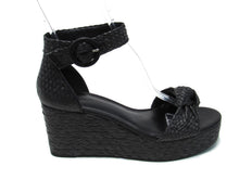 On 34th Nihari Ankle-Strap Platform Wedge (Women's) - Black - Sz 8.5 M