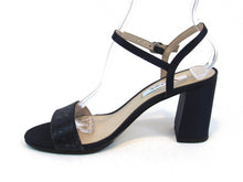Nina Haven Block Heel Dress Sandal (Women's) - Navy - Sz 8.5 M