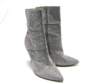 Steve Madden Winona Mid-calf High Heel Boot (Women's) - Silver - Sz 9.5 M