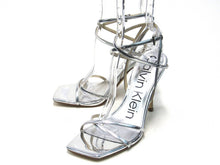 Calvin Klein Tegin Strappy Heeled Dress Sandal (Women's) - Silver - Sz 8 M