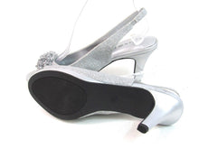 Karen Scott Breena Slingback Peep Toe Pumps (Women's) - Silver - Sz 6.5