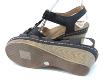 GC  Shoes - Good Choice Beck Wedge Sandal (Women's) - Black - Sz 8.5 M