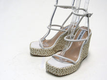 Steve Madden Unify Ankle-Strap Wedge Sandal (Women's) - White - Sz 5.5 M