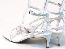 Calvin Klein Iryna Strappy Kitten Heel Sandal (Women's) - White - Sz 8 M