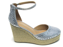 Thalia Sodi Mika Ankle-Strap Platform Wedge Sandal (Women's) - Metallic - Sz 7.5