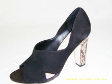 Plenty by Tracy Reese Women's Dania Open Toe Criss Cross Pump - Black - 38.5 EU