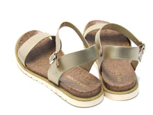 Sun + Stone Mattie Flat Sandal (Women's) - Platino - Sz 11 M