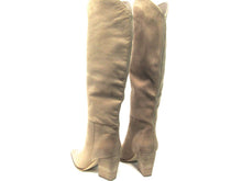 Steve Madden Croft Nubuck Western Pointed Toe Boots (Women's) - Natural - Sz 6 M