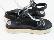 Karl Lagerfeld Paris Palma Chain Detail Sandal (Women's) - Black - 9 M; 40 B