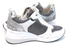 Michael Kors Crista Trainer Sneaker (Women's) - White/Silver - Sz 9 M