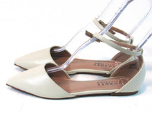 Journee Collection Reba Pointed Toe Flat Sandal (Women's) - Cream - Sz 8.5 W