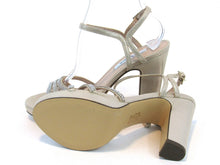 Nina Saralyn High-Heel Platform Sandal (Women's) - Platino Metallic - Sz 9.5 M