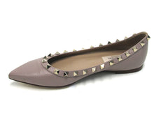 Valentino Garavani Rockstud Pointed Toe Flat Sandal (Women's) - Biege - Sz 5.5 M