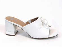 GC Shoes Adison Heeled Slide Sandal (Women's) - White - Sz 7.5 M