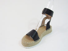 Olivia Miller Almond Beach Espadrille Sandal (Women's) - Black - 8 M
