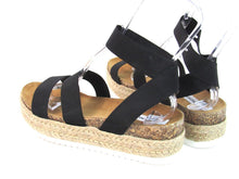Steve Madden Kimmie Flatform Espadrille Sandal (Women's) - Black - 11 M; 43.5 EU